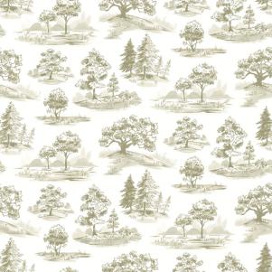 Tree Toile Wallpaper
