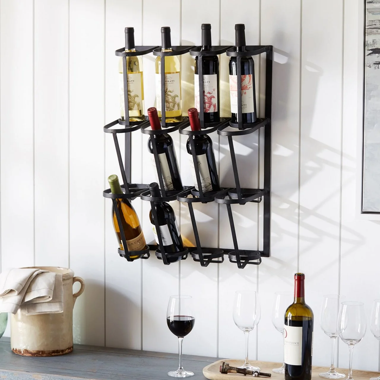 Forged wine rack new arrivals