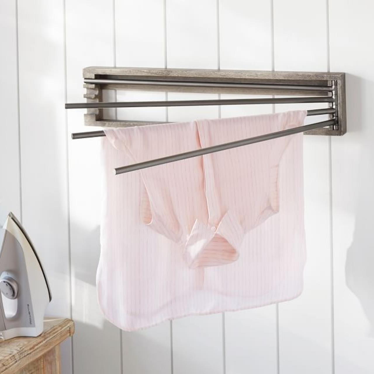 Greenway Home Products X-Large Stainless Steel Fold Away Laundry Rack
