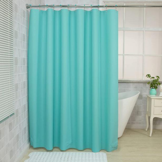 12 Best Shower Curtains Of 2022, Best Curtain Fabric For Bathroom Walls