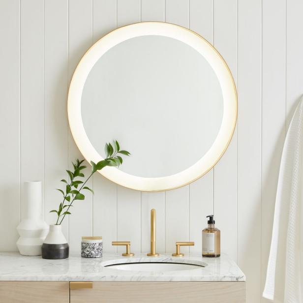 35 Best Bathroom Mirrors 2022, Best Vanity Lights For A Round Mirror