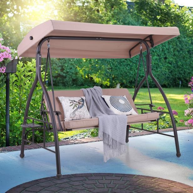 12 Best Porch Swings For Every Style, Best Outdoor Patio Swing Set