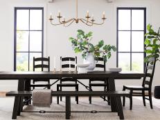 Whether you have a large family or are always hosting grand get-togethers, an extra-large table is a must. These tables were made for your biggest gatherings.