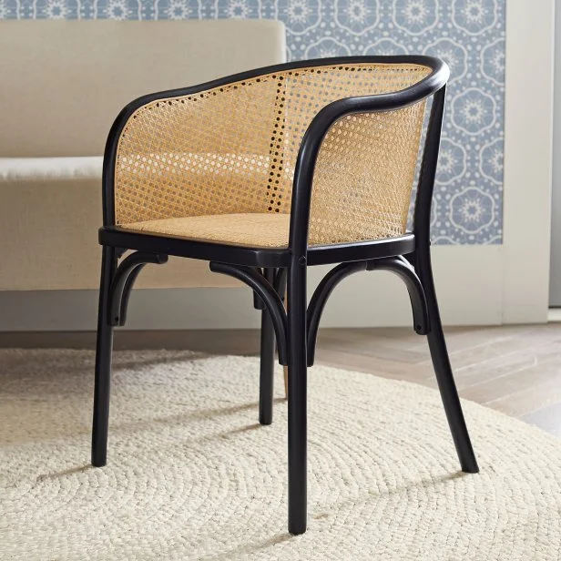 Pottery barn cane chair online