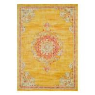 Judayah Area Rug in Gold-Red