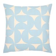 NTR Sky Blue Geometric Pillow