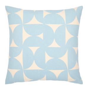 NTR Sky Blue Geometric Pillow