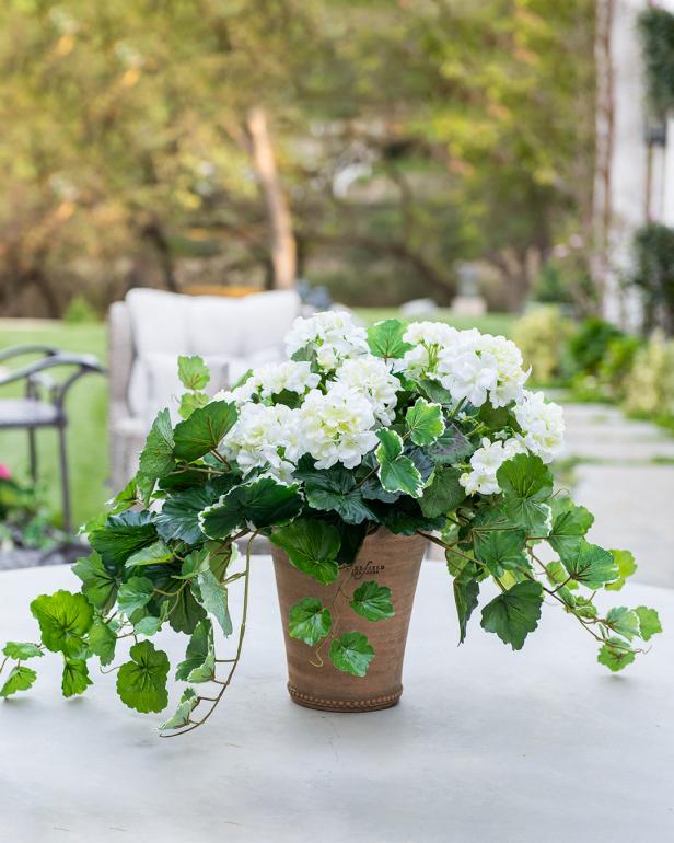 How to Create Stunning Planters with Faux Flowers for your Summer Porch