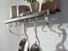 Leave the days of digging for pots and pans behind. These stylish and handy organizers take the hassle out of daily cooking.