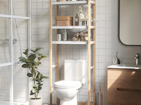 30 Over-the-Toilet Storage Solutions That Are Actually Stylish