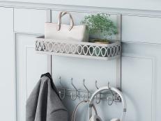 Make the most of vertical door space with these clever organizers that creatively store all your household essentials.