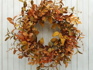 <center>The Best Fall Wreaths for Your Front Door + More