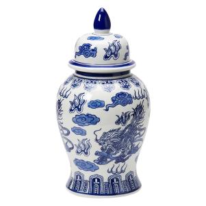 Classic Chinoiserie Temple Jar
