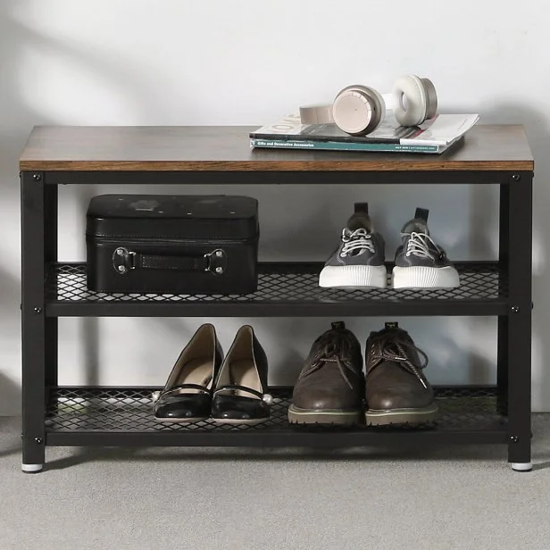 Bryce shelves storage bench discount