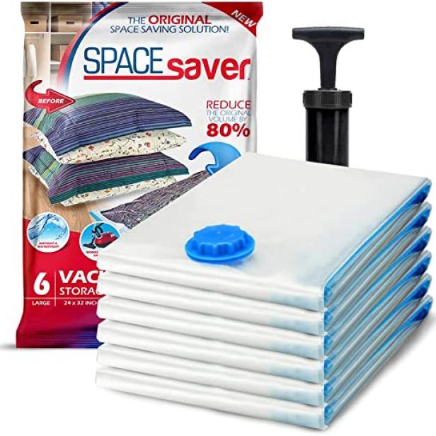 25 Vacuum Storage Bags, Space Saver Compression Storage Bags for