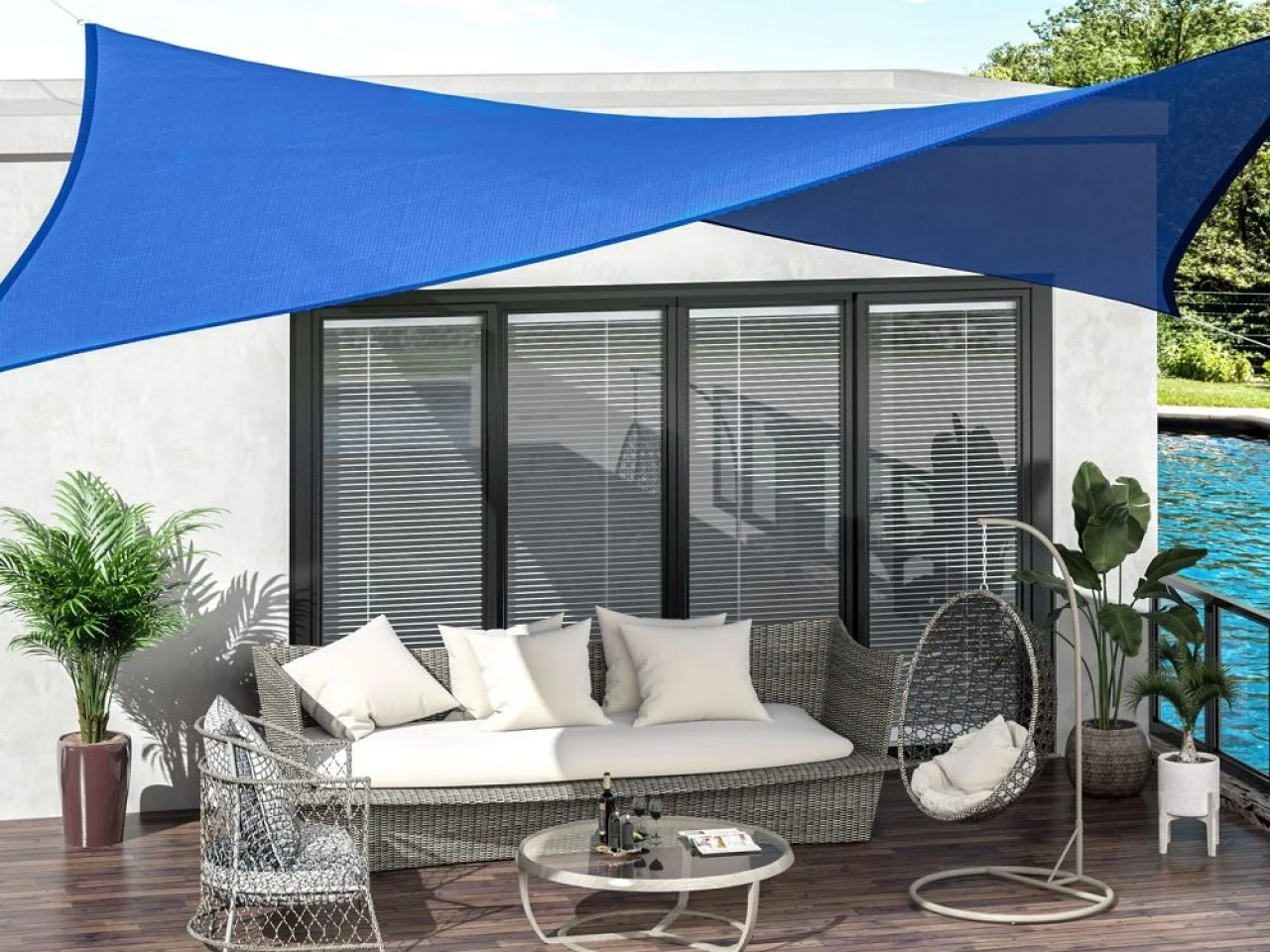 Outdoor sail shade cheap