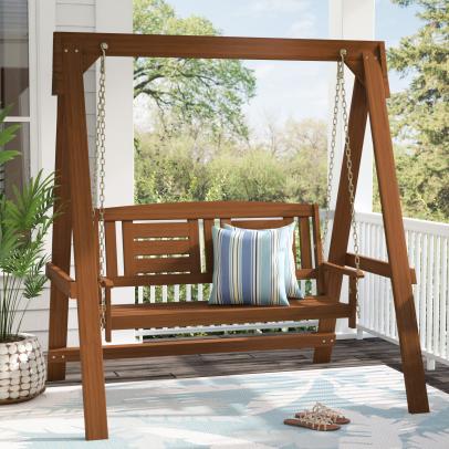 High end shop porch swings