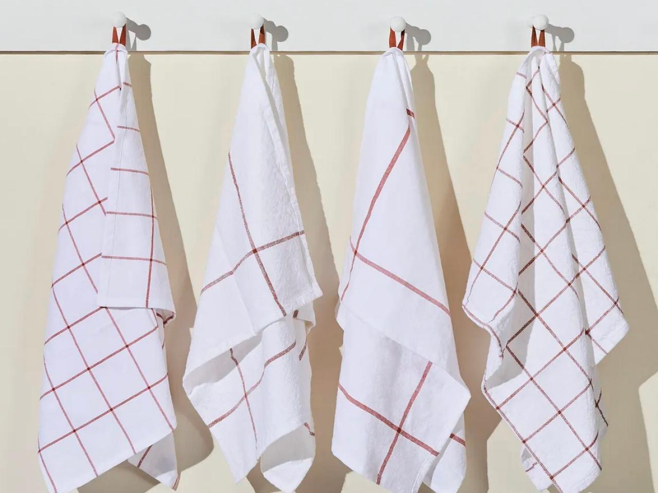 All-Clad Dual Striped Tea Towel & Reviews