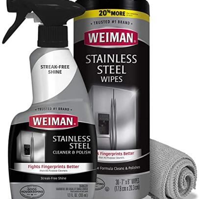 Weiman 3-1 Leather Cleaner & Conditioner for Furniture, Auto, Bags