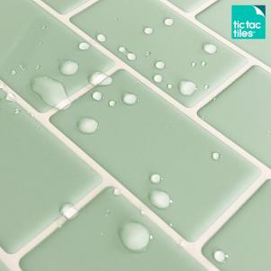 Tic Tac Tiles Adhesive Backsplash
