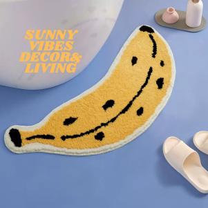 Fluffy Banana Rug
