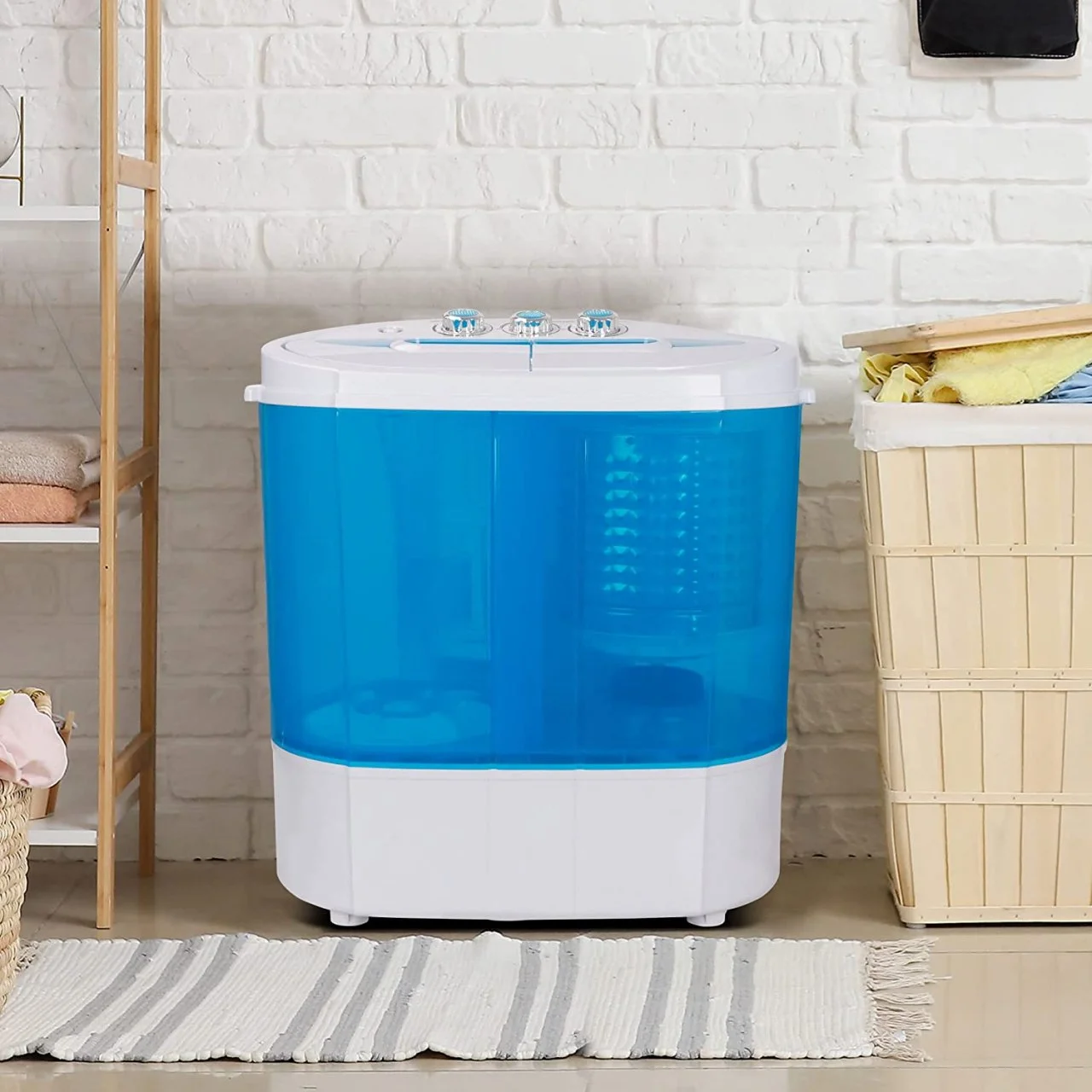 Top portable washing machine top
