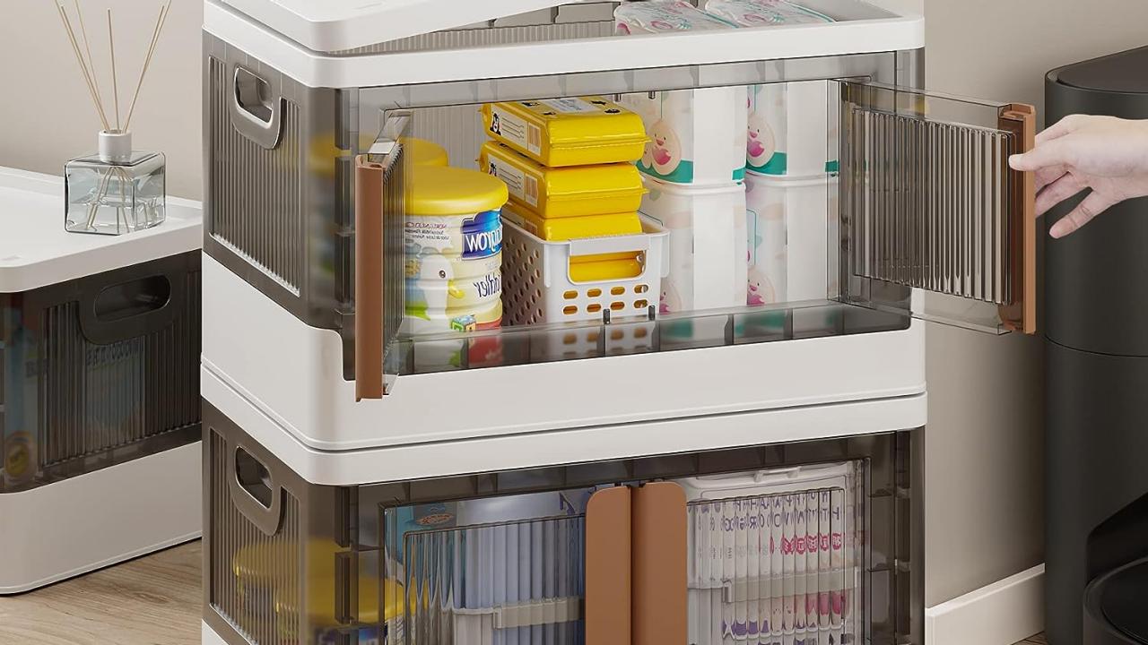 Clear Storage Bins With Lids, Perfect for Kitchen Organization and Storage,  Fridge Organizer Pantry Organization and Storage Bins, Cabinet Organizers -  Yahoo Shopping