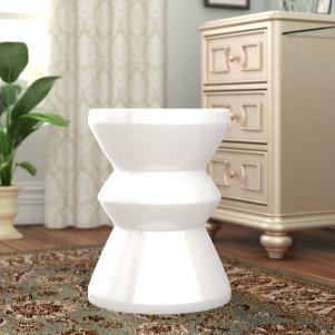Oakside Ceramic Accent Stool