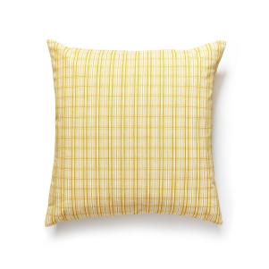 Yellow Check Pillow