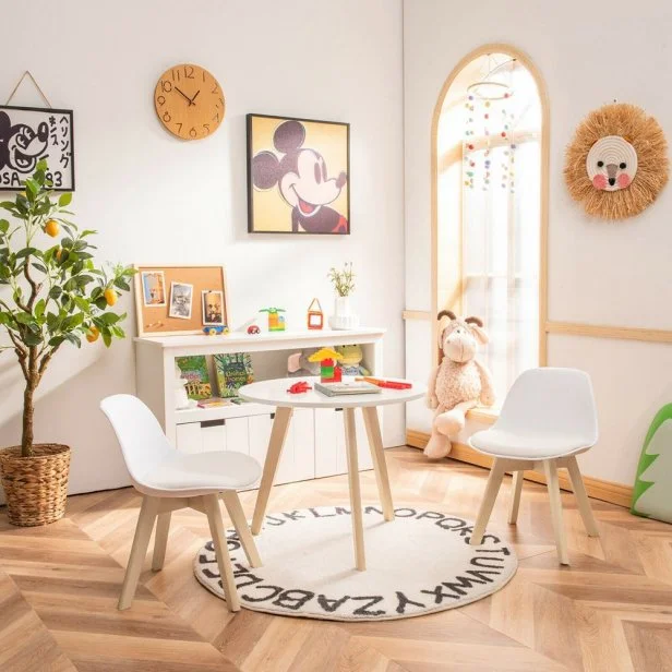 Small round kids table on sale