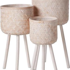 Bloomingville Bamboo Floor Baskets