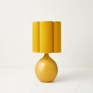 Ceramic Lamp with Elongated Shade