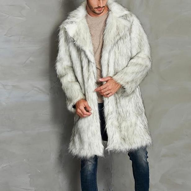 Alix The Label - Authenticated Coat - Faux Fur Beige Plain for Women, Never Worn