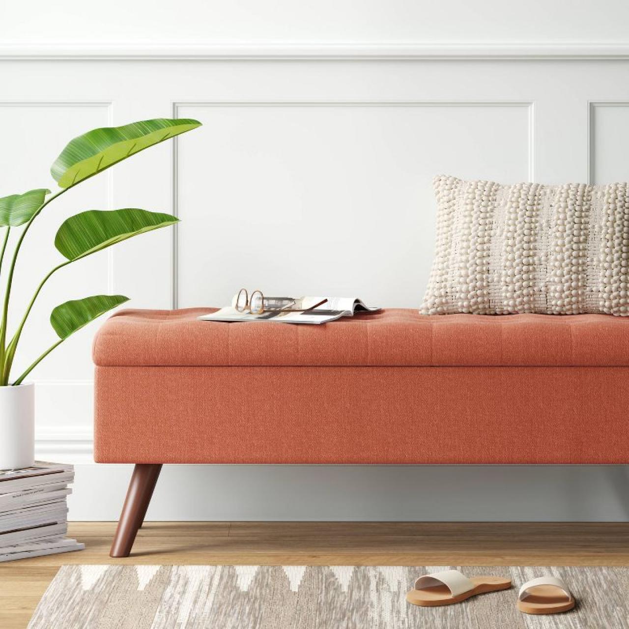 Threshold open sale storage bench