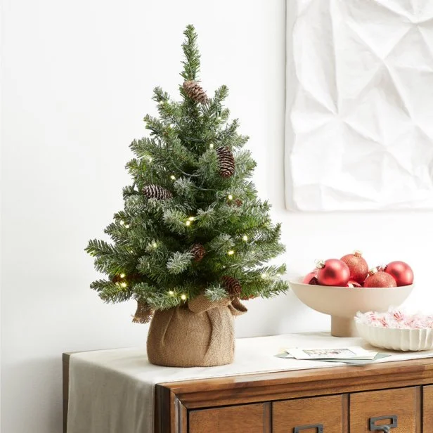 Miniature christmas tree with lights cheap
