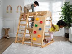 Seasoned parents tell us that even rainy days can be fun when you have these energy-burning playsets and jungle gyms in your home.