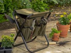 Get a little extra support in the garden with these comfortable seats, stools and kneelers, making it easier to plant, weed and do other gardening chores.