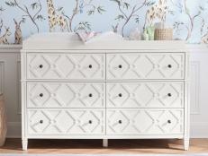 Make the most of your nursery's square footage with a multipurpose dresser that also doubles as your changing table.