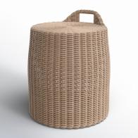 Wicker Outdoor Ottoman