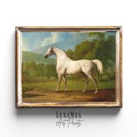 White Horse Digital Download Art