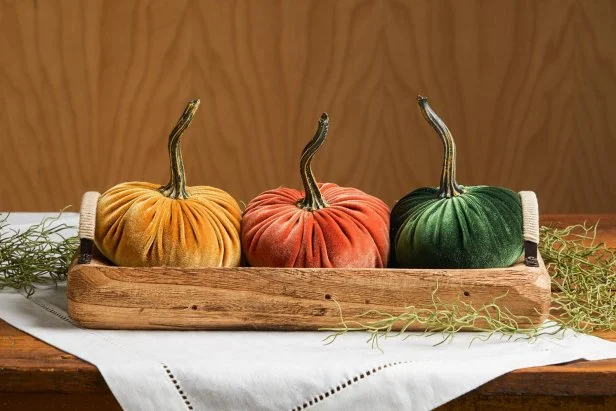 Velvet Pumpkin Decor Ideas for a Luxe Fall Display | HGTV