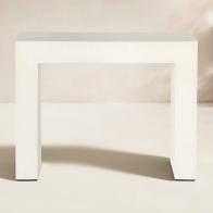Almanza Rectangular Concrete Outdoor Side Table