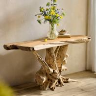 Teak Root Console