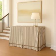 Ticking Stripe Table Skirt