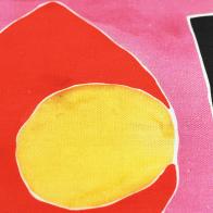 Bubblegum Moon Over River Fabric