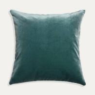 Peacock Velvet Pillow Cover