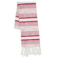 Benn Ruby Tassel Waffle Dishtowel 