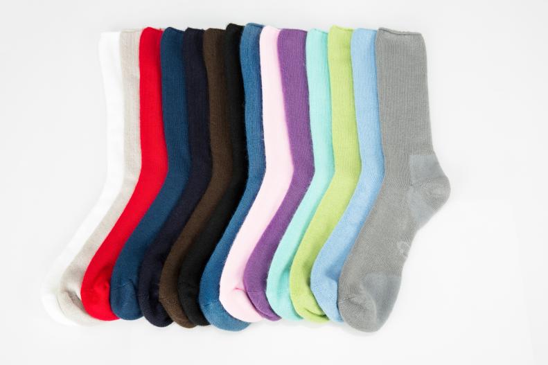 Soft and plush mid calf socks
