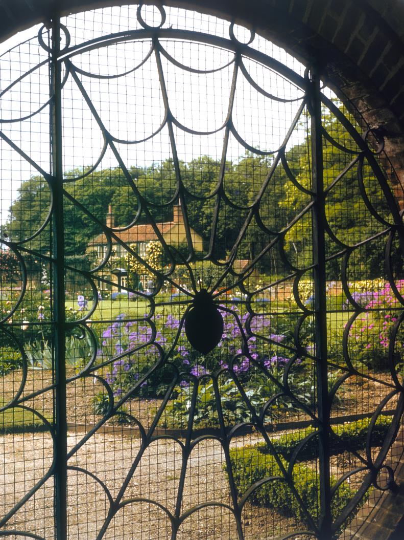 Who would imagine a gate so perfectly spooky and sinister even existed? This one-of-a-kind spider gate, built in 1936, can be found at Hoveton Hall in Norfolk, Great Britain. Get inspired by this web-like gate and add other spidery touches to your garden.