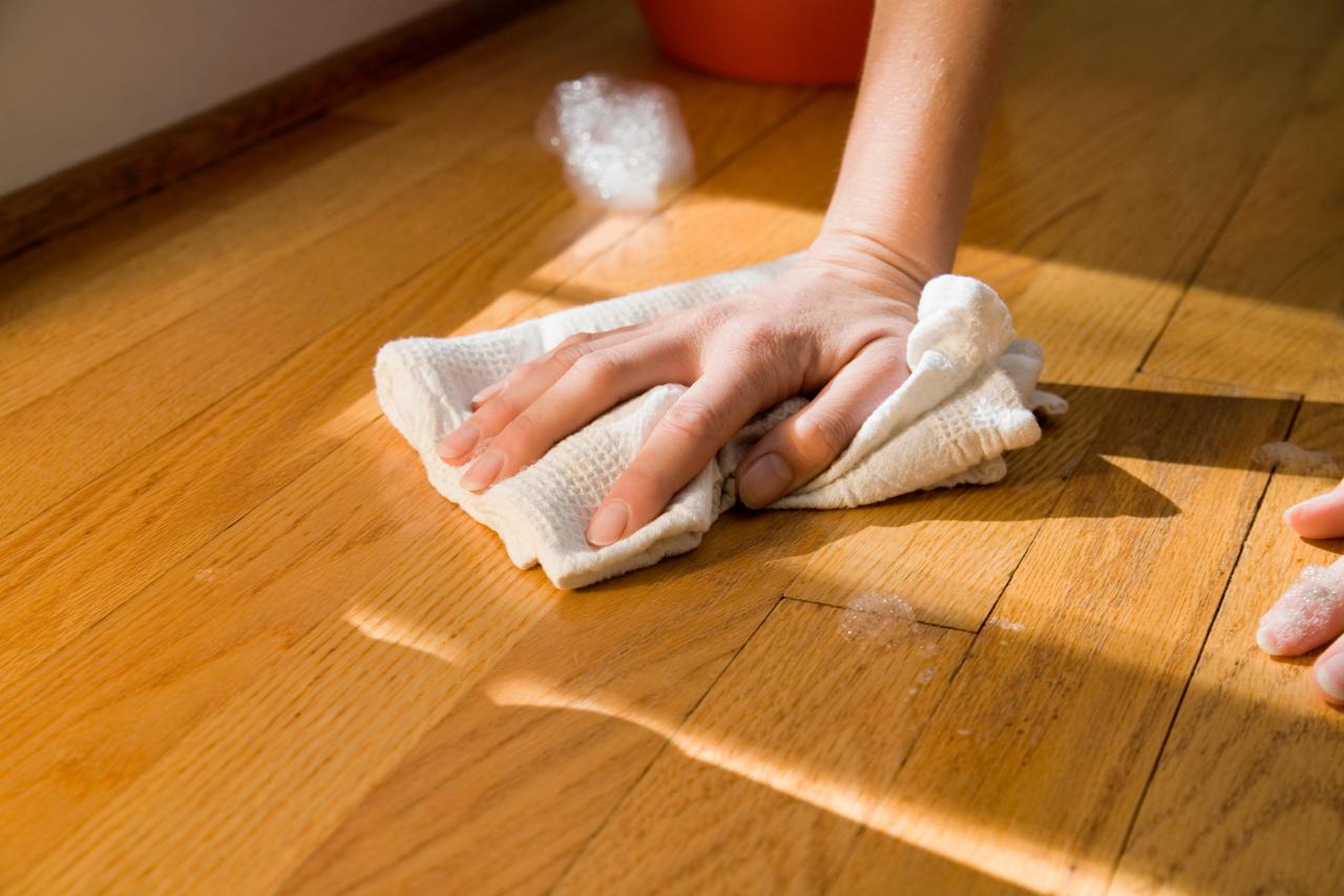 how to get coffee stains out of wood table